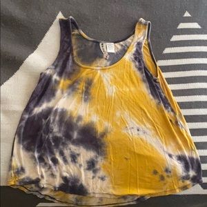 Tie die tank top